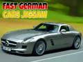 Spel Fast German Cars Jigsaw