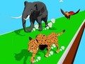 Spel Animal Transform Race 3D