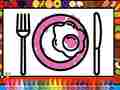 Spel Color and Decorate Dinner Plate