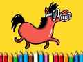 Spel Back To School: Pony Coloring Book