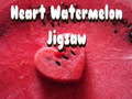 Spel Heart Watermelon Jigsaw