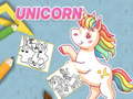 Spel Unicorn Coloring Book