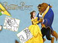Spel Beauty & the Beast Coloring Book