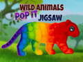 Spel Wild Animals Pop It Jigsaw