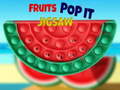 Spel Fruits Pop It Jigsaw