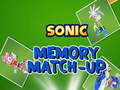 Spel Sonic Memory Match Up