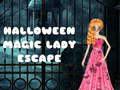 Spel Halloween Magic Lady Escape
