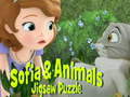 Spel Sofia And Animals Jigsaw Puzzle