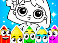 Spel Coloring Dolls