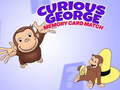 Spel Curious George Memory Card Match