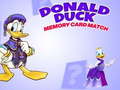 Spel Donald Duck memory card match