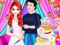 Spel Mermaid Girl Wedding Cooking Cake