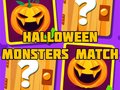 Spel Halloween Monsters Match