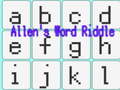 Spel Allen's Word Riddle
