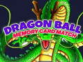 Spel Dragon Ball memory card match