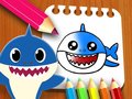 Spel Baby Shark Coloring Book
