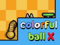 Spel Colorful ball X