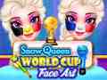 Spel Snow queen world cup face art