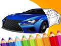 Spel Japanese Luxury Cars Coloring Book 