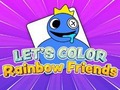 Spel Let's Color: Rainbow Friends