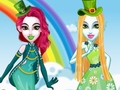 Spel Green Vs Rainbow Fashion Battle