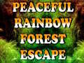 Spel Peaceful Rainbow Forest Escape 