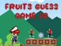 Spel Fruits Guess Game2D