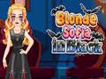 Spel Blonde Sofia In Black