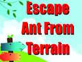 Spel Escape Ant From Terrain