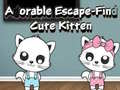 Spel Adorable Escape Find Cute Kitten
