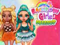 Spel Rainbow Girls Dress Up Challenge