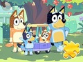 Spel Jigsaw Puzzle: Bluey Family