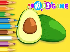 Spel Coloring Book: Avocado Fruit
