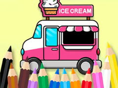 Spel Coloring Book: Ice Cream Car