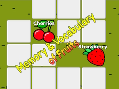 Spel Memory & Vocabulary of Fruits