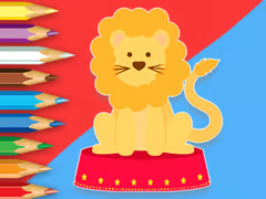 Spel Coloring Book: Circus-Lion