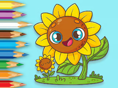 Spel Coloring Book: Sunflowers