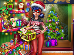 Spel Dotted Girl Christmas Shopping