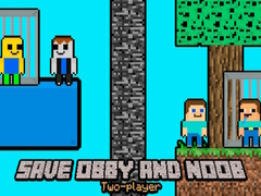 Spel Save Obby and Noob Two-players