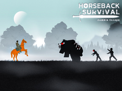 Spel Horseback Survival Zombies Escape