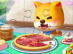 Spel Jigsaw Puzzle: Pizza Dog