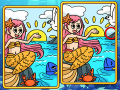 Spel Mermaids Spot The Differences