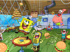 Spel Jigsaw Puzzle: SpongeBob SquarePants Work Time