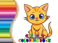 Spel Cute Cat Coloring Book