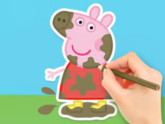 Spel Coloring Book: Peppa In The Mud