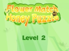 Spel Flower Match Honey Puzzle