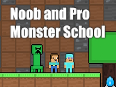 Spel Noob and Pro Monster School