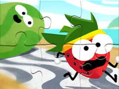 Spel Jigsaw Puzzle: Fruit Race