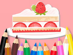 Spel Coloring Book: Strawberry Cake