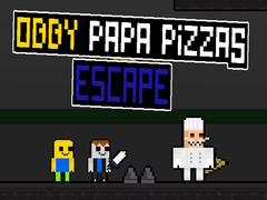 Spel Obby Papa Pizzas Escape